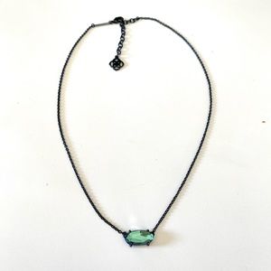 Kendra Scott Elisa Gunmetal Dichroic Glass